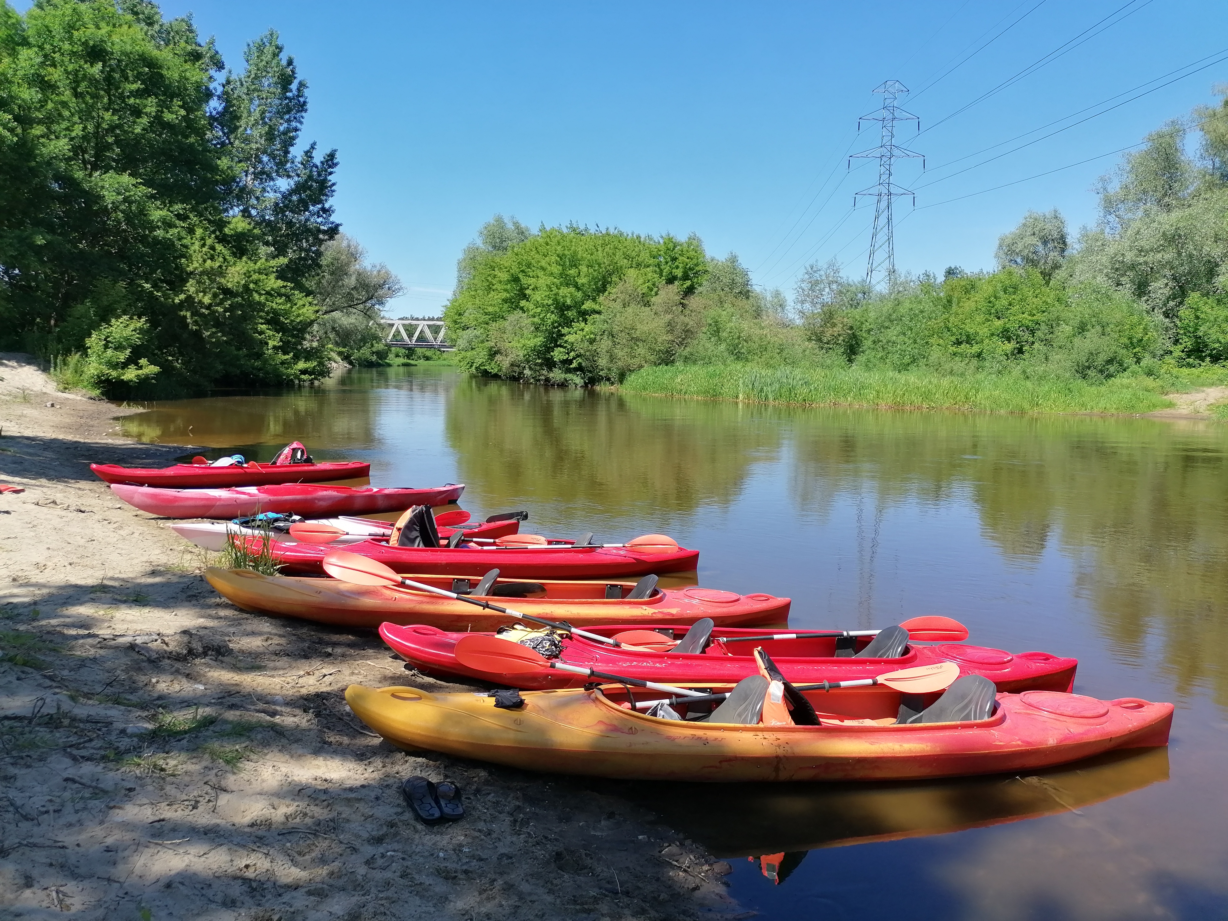 Lipcowy spływ kajakowy – rz. Wkra zdj02